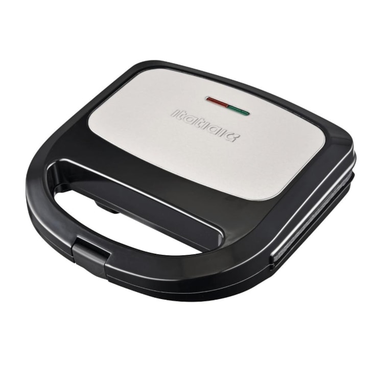 A Sanduicheira e Grill Elétrica Essencial 750W Inox Itatiaia 127V