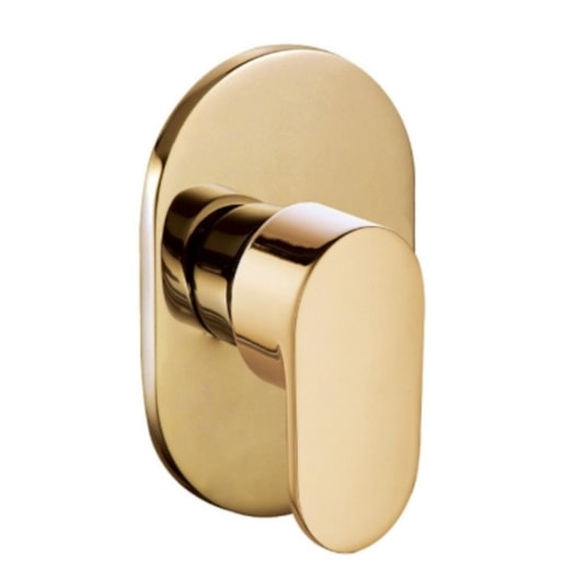 Acabamento De Misturador Monocomando De Chuveiro Para Base Deca 40 Rb74567 Dourado Rubinettos - Imagem principal - 7f507142-c47c-498a-9c51-e4c0d436e673