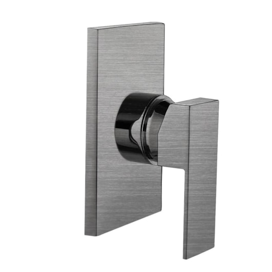 Acabamento De Monocomando De Chuveiro E Banheira Para Base Docol Rb1466 Aço Escovado Rubinettos 4,5cm - Imagem principal - 2ae8d5a4-7037-494a-a8aa-553278aa944c