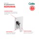 Acabamento De Monocomando Para Chuveiro Noronha Cromado Celite - 75529790-e857-40bf-b44d-0844516571b4
