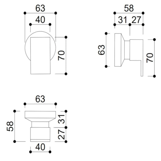 Acabamento De Registro Básica Para Base Docol Kr262d Aço Escovado Kromma - Imagem principal - 5e56f246-7916-4dc0-8119-78da414e39bd
