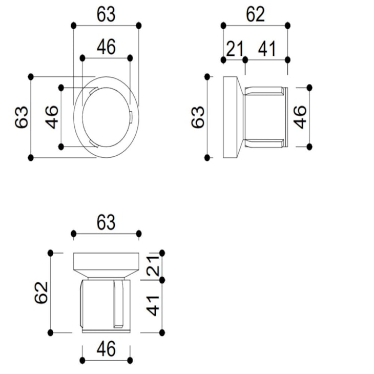 Acabamento De Registro De Pressão E Gaveta Para Base Deca E Meber Kr191 Onix Matte Kromma