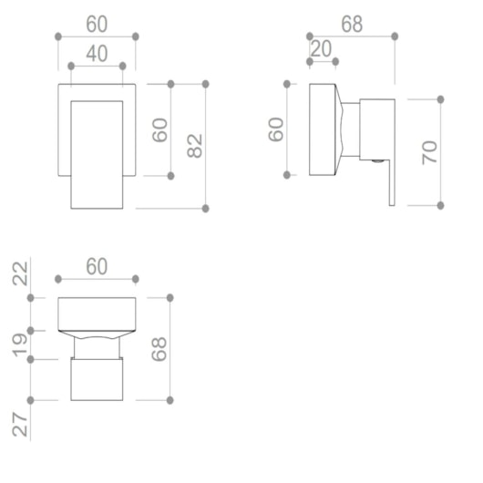 Acabamento De Registro De Pressão E Gaveta Para Base Deca E Meber Kr193 Rose Gold Kromma - Imagem principal - 44e573a3-7cd5-43fa-b85d-69482e88de5c