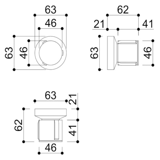 Acabamento De Registro De Pressão E Gaveta Para Base Docol Kr192d Rosê Matte Kromma - Imagem principal - beb0add7-903d-4e7c-b79a-cf8cbe2ea349