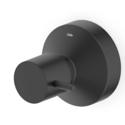 Acabamento De Registro Para Base Deca 11/4 11/2 Basic Preto Matte Celite