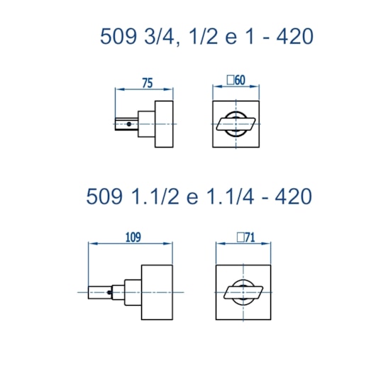 Acabamento De Registro Para Base Deca E Similares 3/4 D'oro Vecchio - Imagem principal - 58efd553-32c8-40c1-a8c6-265bc3519236