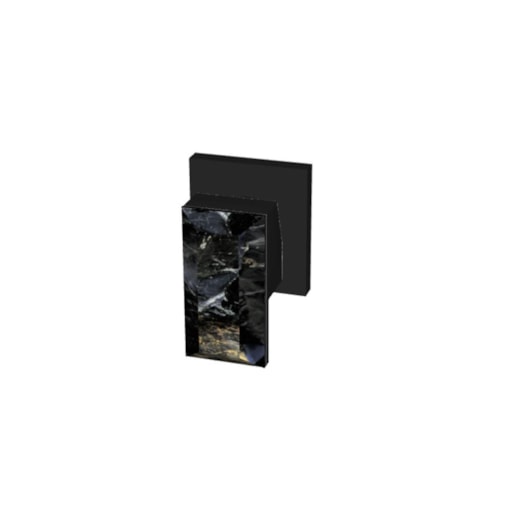 Acabamento De Registro   Rb153 Para Base Deca E Meber Black Matte Com Obsidiana Preta Rubinettos - Imagem principal - a40de95f-26a2-4970-ba5b-cdea4e4690b4