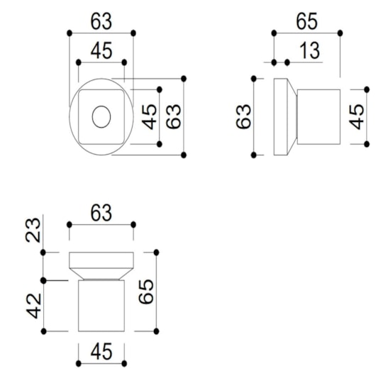 Acabamento De Registro  Rb7860c Para Base Deca E Meber Dourado Rubinettos - Imagem principal - ee854f14-4ef4-425d-9043-b49022b35d2e