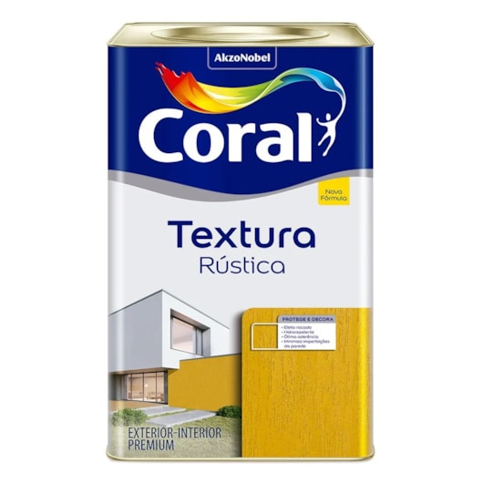 Acabamento Decorativo Textura Rustica Loc Base Coral 22kg - Imagem principal - 5e986a1b-2d26-45c3-a5c5-d404c3bc6cf0