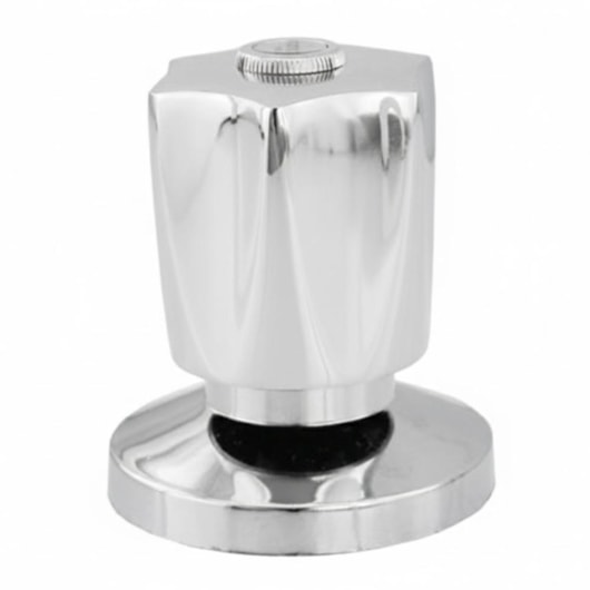 Acabamento Luny p/ Registro Base Deca e Similares de  1/2, 3/4 e 1 Cromado Romar - Imagem principal - 82836466-cdc7-409d-b4d5-c82de7ef036a