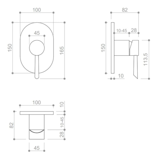 Acabamento Misturador De Ducha Higiênica Para Base Deca 4984 Rose Gold Rubinettos - Imagem principal - 6be78f2d-4f3e-40cc-9450-dd5b16c67096