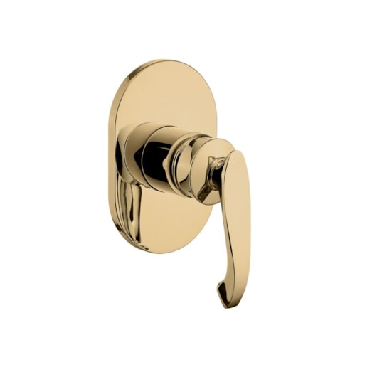Acabamento Misturador Monocomando De Chuveiro Classic Para Base Deca Rb8090 Champagne Matte Rubinettos - Imagem principal - 8236a147-c3cb-41aa-bc8f-5ed290445421