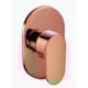 Acabamento Misturador Monocomando De Chuveiro Para Base Docol Rose Gold Rubinettos 45mm - eb00cba1-af84-4f68-9c2d-ee03fef134c8