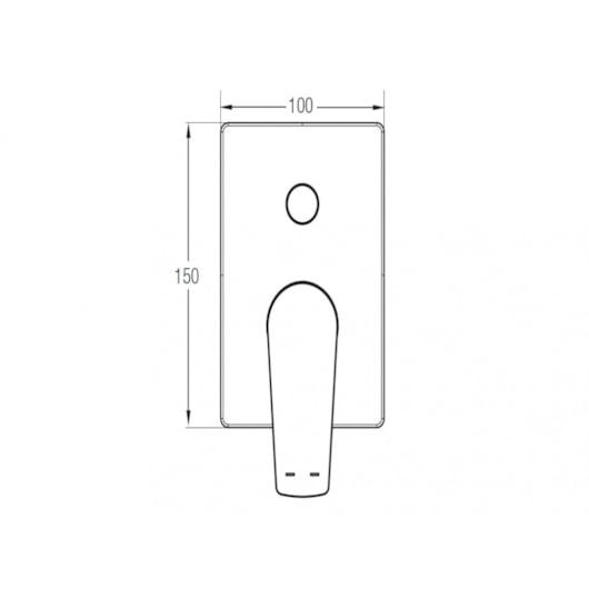 Acabamento Misturador Monocomando Para Banheira E Chuveiro Noronha Cromado 1/2 Celite - Imagem principal - 9b5ee714-5844-4bf7-97af-f7688ca739dc