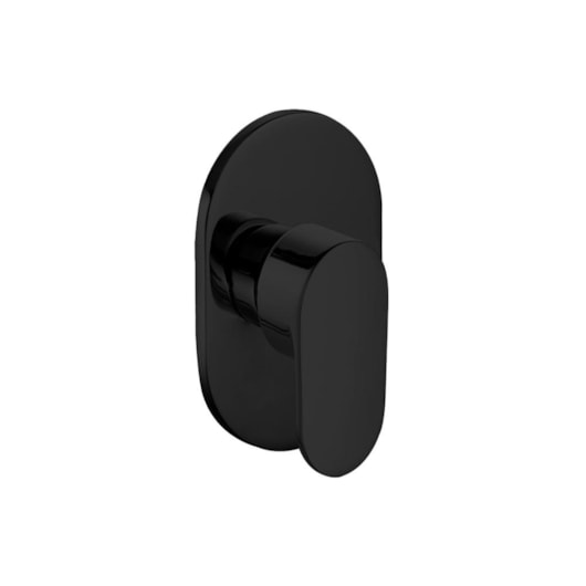 Acabamento Misturador Monocomando Para Chuveiro Base Docol  Kr802 Black Matte Kromma - Imagem principal - 9f236297-0248-43f9-ac80-3647bef025ba