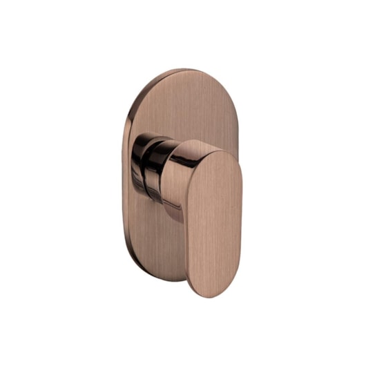 Acabamento Misturador Monocomando Para Chuveiro Base Docol Kr802 Rose Gold Escovado Kromma - Imagem principal - 6975cc09-b742-4d29-a937-7164b6c2fdf7