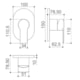 Acabamento Misturador Monocomando Para chuveiro Deca Kr6567 Cromado Kromma - a6a8f330-0476-42a1-a56e-605b78a6f042