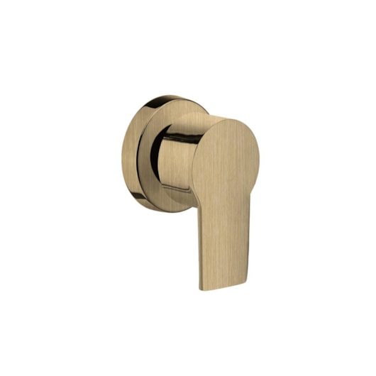 Acabamento Misturador Monocomando Para Chuveiro Soul Kr6567 Dourado Escovado Kromma - Imagem principal - 37f7cd4c-dce2-4b93-810a-a7224d5b3212