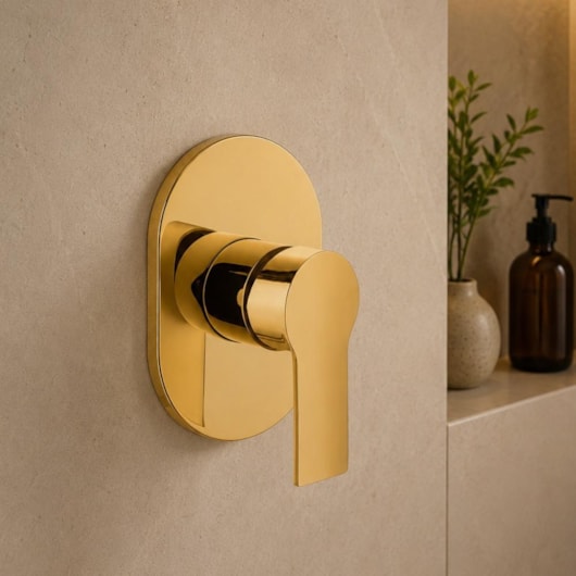 Acabamento Misturador Monocomando Para Ducha Higiênica Base Deca Gold Matte Kromma - Imagem principal - 8abe985f-3cc6-4a27-b1d7-b0f89bb42654