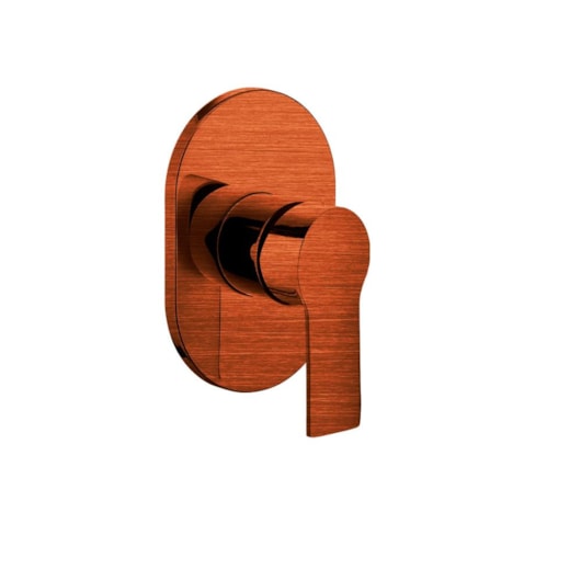 Acabamento Misturador Para Chuveiro Docol Soul Kr6467 Cobre Escovado Kromma 4,5cm - Imagem principal - 8a83c138-5413-4209-8b8d-9bf5aea4c168