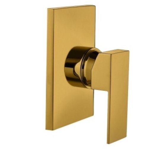 Acabamento Misturador Para Chuveiro E Ducha Higiênica Docol Kr7702 Dourado Kromma 4cm - Imagem principal - 88f3430b-bf01-4948-8ab9-ac073c2d66b2