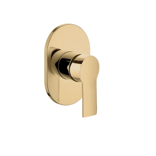 Acabamento Misturador Para Chuveiro E Ducha Higiênica Docol Soul Kr6367 Champagne Matte Kromma 4cm - Imagem principal - 085bdb73-57eb-42d5-baef-3e55cf8508dc