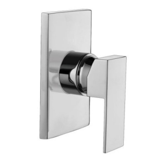 Acabamento  Misturador Para Chuveiro Rb1366 Cromado Rubinettos 4cm - Imagem principal - d35bd666-e0b8-4099-867f-93a709c1d8ae