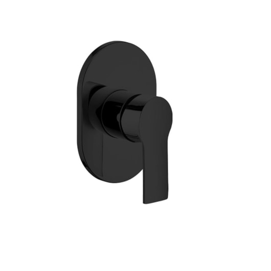 Acabamento Misturador Para Chuveiro Soul KR6467 Base Docol 45mm Black Matte Kromma - Imagem principal - 51a4d72e-f739-4436-b24e-cf0e46cc3a84