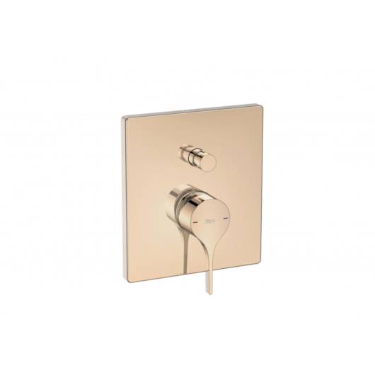 Acabamento Monocomando Para Banheira E Ducha Roca Box Insígnia Rose Gold Roca - Imagem principal - 22d69d94-4353-478b-9e65-5c0f4a295a87