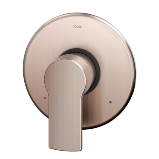 Acabamento Monocomando Para Chuveiro E Ducha Higiênica Base Deca Argon Cobre Escovado Docol - Imagem principal - 770c0e3c-c1a0-46c1-935c-8d9f89b56432