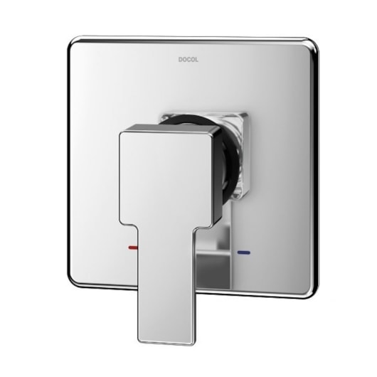 Acabamento Monocomando Para Chuveiro E Ducha Higiênica Base Deca Edge Cromada Docol - Imagem principal - a7de6411-018f-457c-bd91-7968606b1791