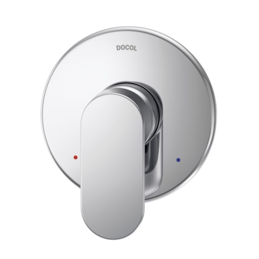 Acabamento Monocomando Para Chuveiro E Ducha Higiênica Kaila Cromada Docol - Imagem principal - 669492aa-4c25-4c52-9225-ab6f12185992