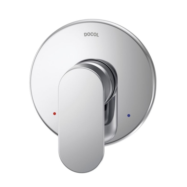 Acabamento Monocomando Para Chuveiro E Ducha Higiênica Kaila Cromada Docol