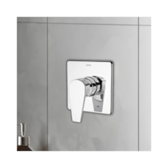 Acabamento Monocomando Para Chuveiro E Ducha Higiênica Lift 1/2 Cromada Docol