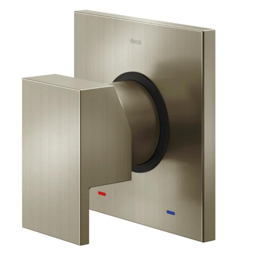 Acabamento Monocomando Para Chuveiro e Ducha Higiênica Niquel Escovado Docol - Imagem principal - decbb166-0c67-4b39-8870-aada51b36b69