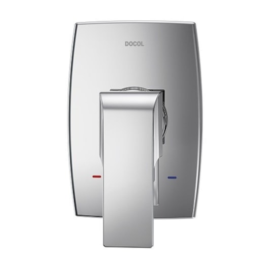 Acabamento Monocomando Para Chuveiro E Ducha Higiênica Vougan Cromada Docol - Imagem principal - 8c25b99f-1a37-4569-9c2b-7c95f491182f