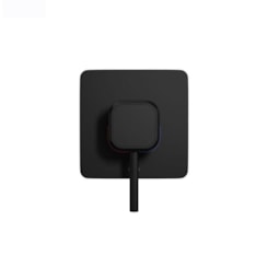 Acabamento Monocomando Para Chuveiro Quadrado You Black Matte Deca