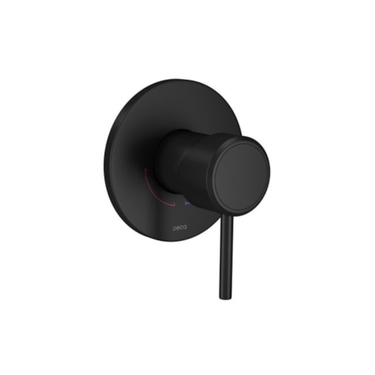 Acabamento Monocomando Para Chuveiro Redondo You Black Matte Deca - Imagem principal - 6f0ad86c-3f3d-4fae-826e-574023b23641