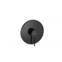 Acabamento Monocomando Para Chuveiro Sem Desviador Ona Titanium Black Roca