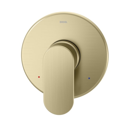 Acabamento Monocomando Para Ducha Higiênica E Chuveiro Com Gatilho Kaila Ouro Escovado - Imagem principal - 048d37c2-1510-47a1-99e3-6bd9bd85dc24