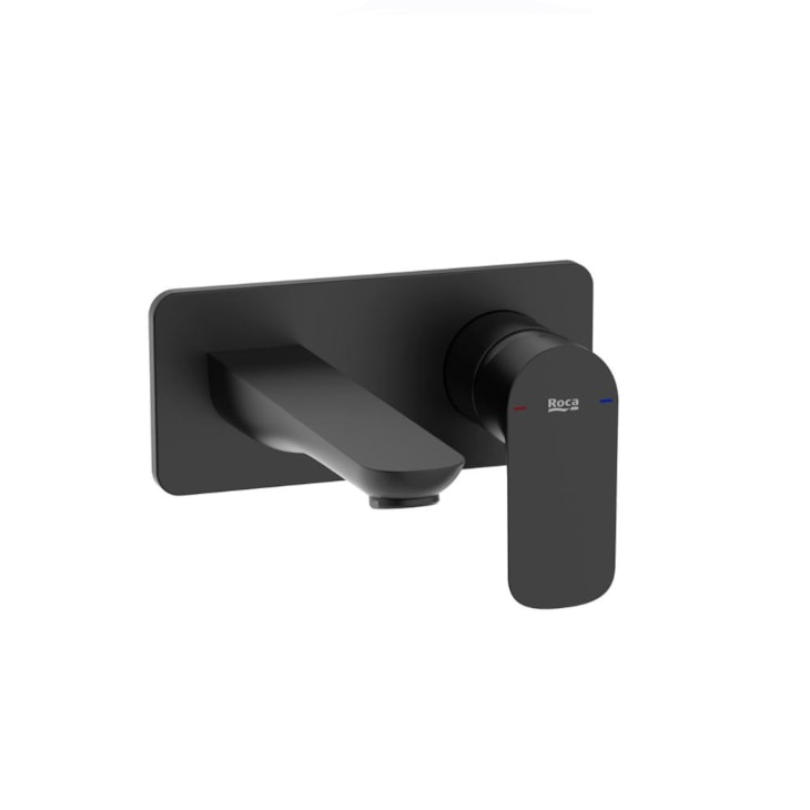 Acabamento Monocomando Para Lavatório De Parede Cala Black Matte Roca