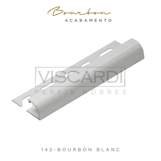 Acabamento P/ Parede Bourbon 142 Blanc Brilho Pintura Eletrostática Viscardi - Imagem principal - 6b8bcab3-0b17-45ed-b446-eddff3c0a566