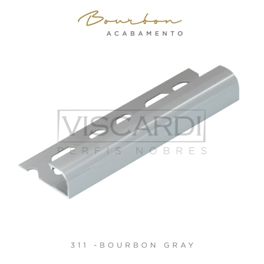 Acabamento P/ Parede Bourbon 311 Gray Pintura Eletrostática Viscardi - Imagem principal - cc0a6a3d-beef-4397-9add-f3cbe6d884de