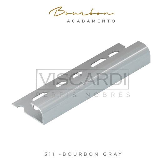 Acabamento P/ Parede Bourbon 311 Gray Pintura Eletrostática Viscardi - Imagem principal - 56f61f9c-682d-4330-a051-1493993cfb49