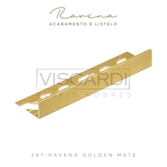 Acabamento P/ Parede Ravena 297 Golden Matte Alumínio Anodizado Viscardi