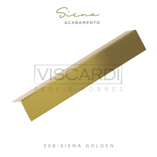 Acabamento P/ Parede Siena 308 Golden Brilho Alumínio Anodizado Viscardi - Imagem principal - a60dd5f3-85ec-4bbf-9f0b-ecdac0dc47d0