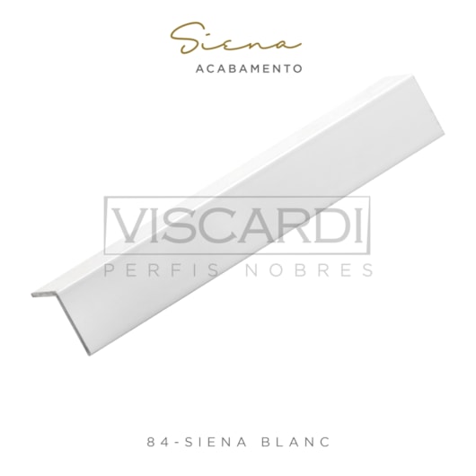 Acabamento P/ Parede Siena 84 Blanc Brilho Pintura Eletrostática Viscardi - Imagem principal - 4f64c961-faf0-4f40-9615-5282c2bce881