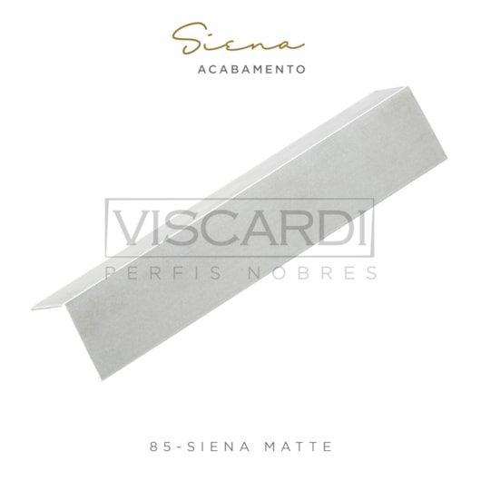 Acabamento P/ Parede Siena 85 Cromado Matte Alumínio Anodizado Viscardi - Imagem principal - 44bd710f-4c2d-463a-984d-dc4503dc9370
