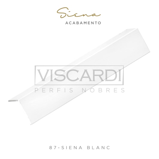Acabamento P/ Parede Siena 87 Blanc Brilho Pintura Eletrostática Viscardi - Imagem principal - f5f1c480-1c55-4164-961f-eacc7293d781