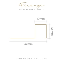 Acabamento P/ Piso/Parede Firenze 161 Inox Brilho Aço Inox 304 Viscardi